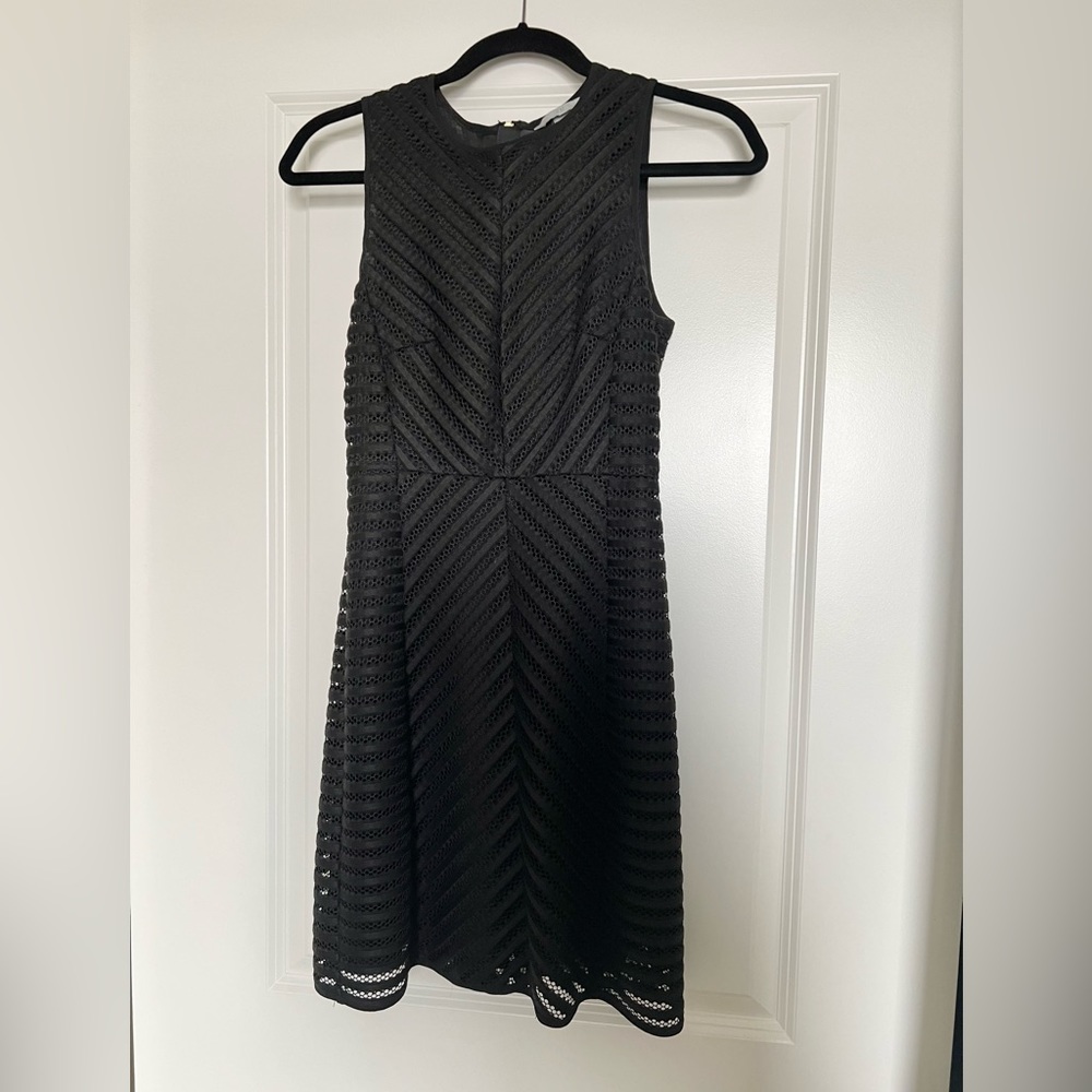 Black mini dress
